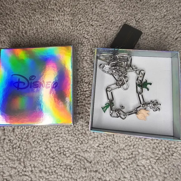 Disney Couture Kingdom - Toy Story - Rex Mr. Potato Head Charm Necklace Silver - Picture 7 of 8